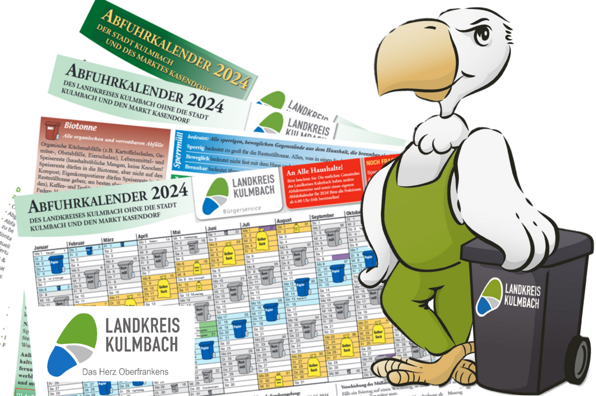 Neuer Abfuhrkalender Für 2024 - Landkreis Kulmbach